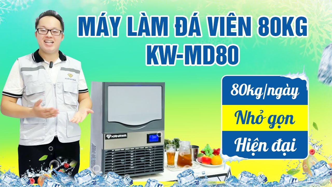 Máy làm đá viên – Giải pháp chủ động nguồn đá sạch cho kinh doanh